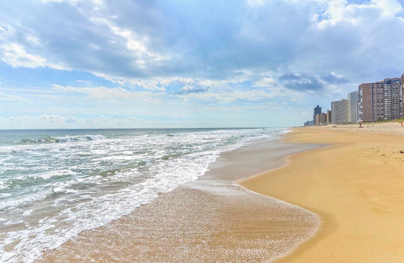 On the beach