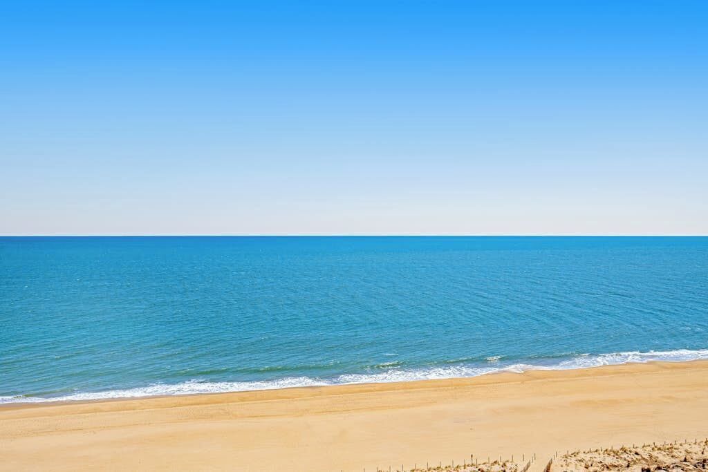 On the beach