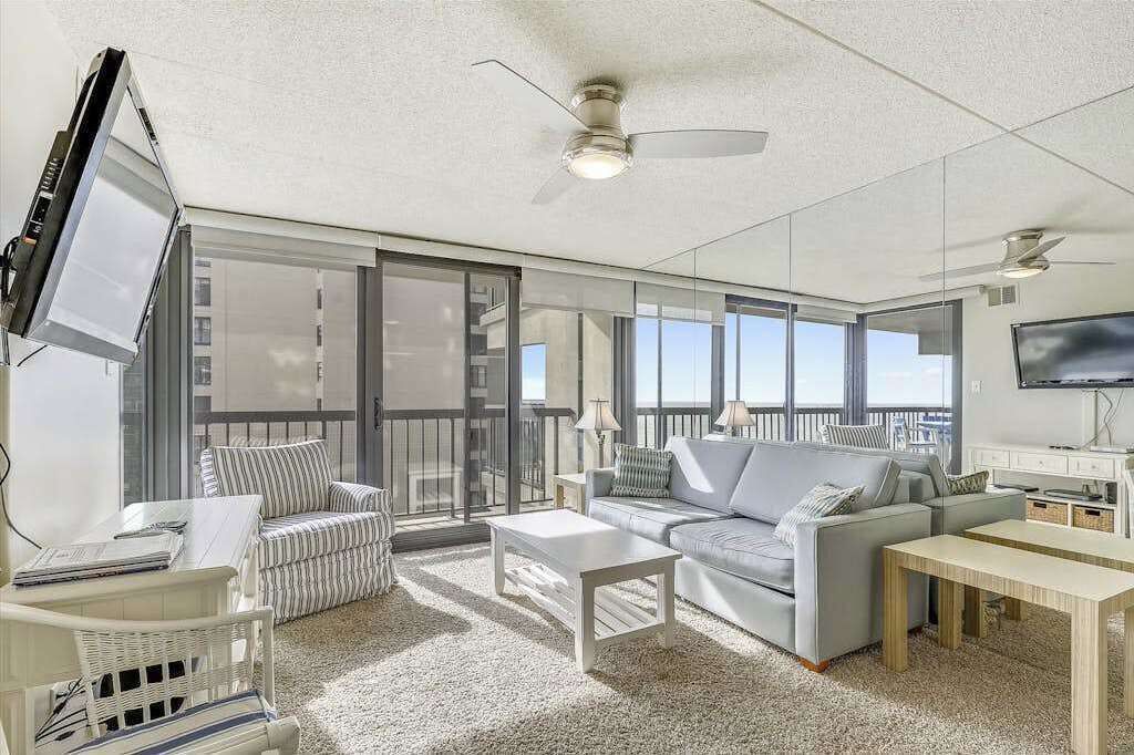 TV, DVD player, offices