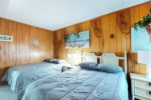 2 slaapkamers, een strijkplank/strijkijzer, wifi, beddengoed