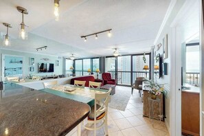 Interior - Ocean-view condo with balcony, pools, tennis, gym & saunas (Ocean City)