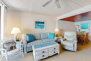 TV, offices - Oceanfront condo with W/D & outdoor pool - great location (Ocean City)