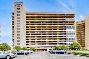 Exterior - Beachfront condo with amazing views, balcony, & outdoor pool (Ocean City)