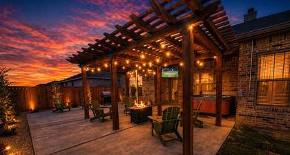 Backyard Escape | Hot Tub + Fire Pit