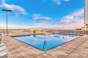 Pool - Adorable beachfront condo with balcony, incredible views, pools & game room (Ocean City)