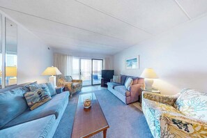 TV, DVD player, offices - Excalibur Condo w/ Ocean View, Balcony, Washer/Dryer, WiFi & Shared Pool (Ocean City)