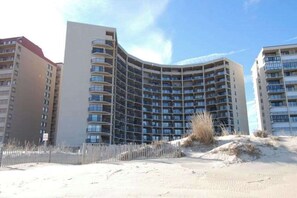 Exterior - Oceanfront condo with balcony, outdoor pool,  & washer/dryer (Ocean City)