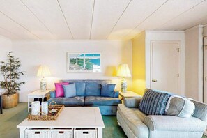 TV, DVD player, offices - Lovely Oceanside Vacation Suite w/Private Washer/Dryer, Free WiFi, & Balcony (Ocean City)