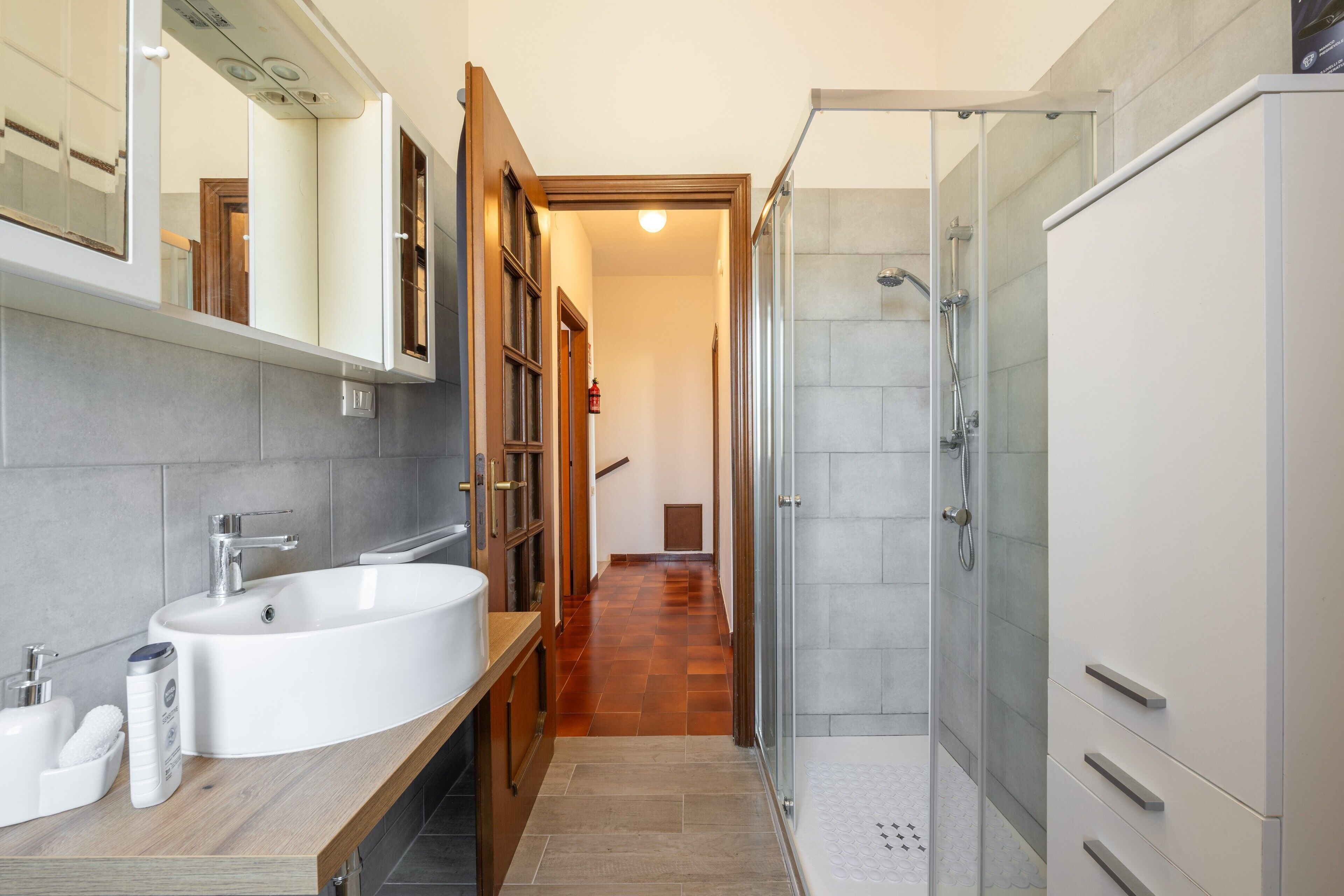 Dusche, Handtücher