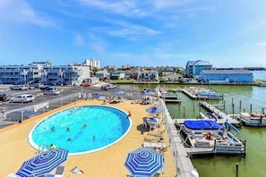 Pool - Wonderful Home Between Bay and Beach w/Shared Pool, Free WiFi, & Balcony (Ocean City)