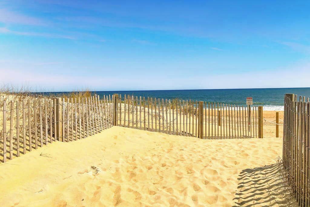 On the beach