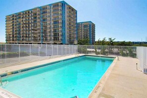 Pool - Excalibur Condo w/ Ocean & Bay Views, Balcony, WiFi, Laundry & Shared Pool (Ocean City)