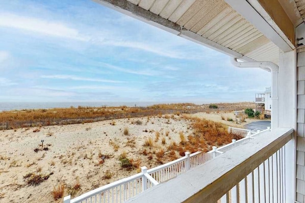 Property grounds - Multi-level oceanfront townhouse w/deck, water views, central AC, washer/dryer (Ocean City)