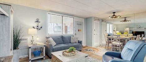 TV, DVD player, offices
