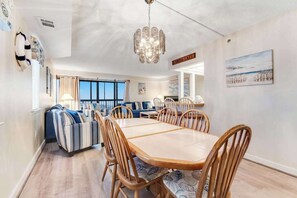 Dining - Coastal Condo w/Shared Pools, Gym, Private Balcony, Washer/Dryer, A/C, Free WiFi (Ocean City)