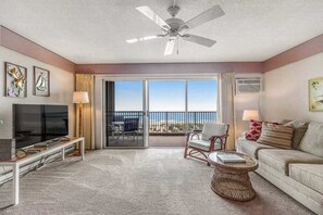 TV, DVD player, offices - Roomy and Comfortable Oceanfront Condo w/Shared Pool, Balcony, Elevator (Ocean City)