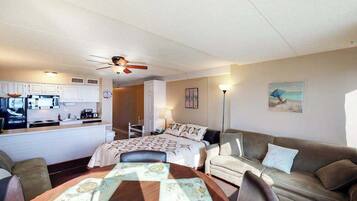 TV, DVD player, offices