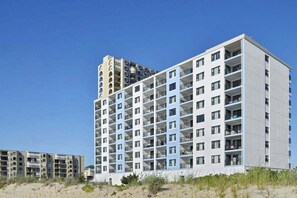 Exterior - Waterfront condo with effortless beach access, private balcony, games, W/D, & AC (Ocean City)