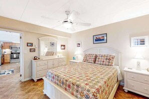 1 bedroom, iron/ironing board, WiFi, bed sheets - Inviting oceanfront condo with pool, balcony, central AC, & W/D (Ocean City)