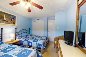 WiFi, bed sheets - Ground-Floor, Bayside Condo with Patio, WiFi, Central AC, W/D & Shared Pool (Ocean City)