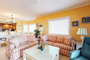 TV, DVD player, offices - Spacious Oceanfront Condo with 2 Balconies, WiFi, Central AC & Shared Pool (Ocean City)