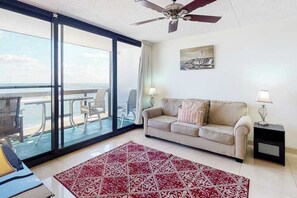TV, DVD player - Affordable condo with furnished balcony, water views & pools (Ocean City)