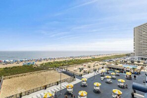 Terrace/patio - Waterfront condo with balcony, AC, tennis, pools & gym (Ocean City)