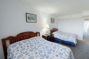 2 bedrooms, WiFi, bed sheets - Beachfront Suite w/Ocean Views From Balcony, Free WiFi, Central AC, Private W/D (Ocean City)