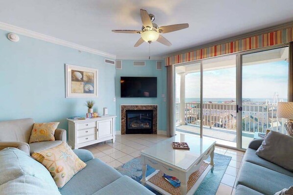 TV, DVD player, offices - Belmont Towers 708 (Ocean City)