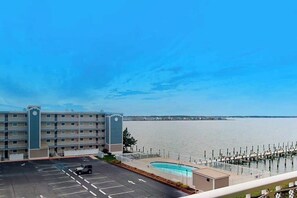 Exterior - Bay View Condo with Balcony, AC, WiFi, Washer/Dryer & Community Pool (Ocean City)