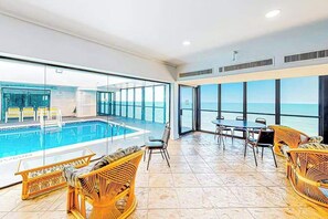 Pool - Beachfront condo with beach access, pools, sauna, game room, tennis, gym, W/D (Ocean City)