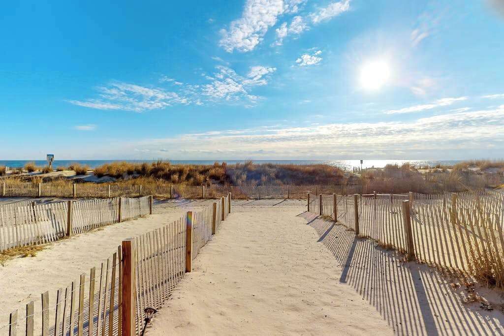 On the beach