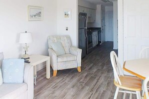 TV, offices - Conveniently Located Home in Bayfront Building w/Free WiFi, Shared Pool, Balcony (Ocean City)