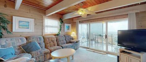 TV, stereo, offices