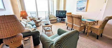 TV, DVD player, offices