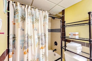 Shower, hair dryer, towels - Bluewater East 201 N (Ocean City)