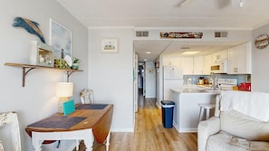 TV, DVD player, offices - Dog-friendly stay near the ocean with private balcony, washer/dryer, & AC (Ocean City)