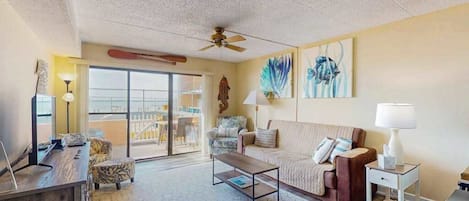 TV, DVD player, offices