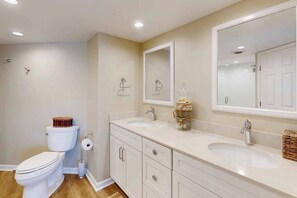 Douche, serviettes fournies