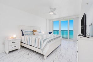 Desk, iron/ironing board, free WiFi, bed sheets - NEW! Oceanfront - Towers Grande #1004 (Daytona Beach Shores)