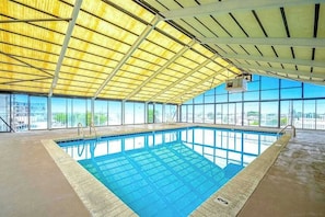 Pool - Oceanblock retreat with indoor pool access, large balcony, washer, dryer & AC (Ocean City)