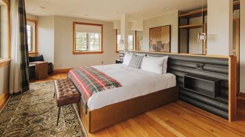 Premium bedding, down duvets, memory-foam beds, minibar