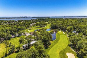 Golf - Waterfront townhome on the golf course with private deck, & paid-access pools (Ocean Pines)