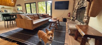 Cedar & Bark A-Frame Cabin / Spa, Sauna, Theater Room / EV Charger Near Village
