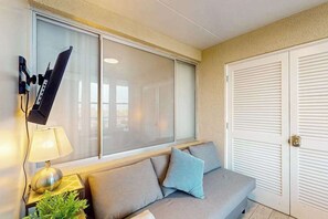 Interior - Sunny oceanfront condo with shared pool & deck, W/D, & direct beach access (Ocean City)