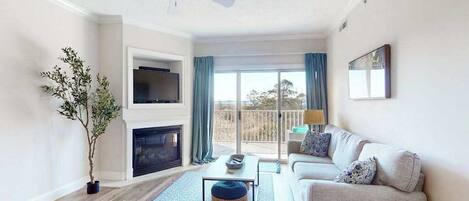 TV, DVD player, offices