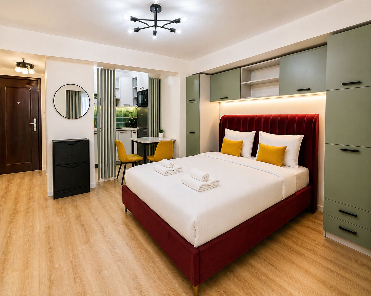 Grand Studio, Balcony, City View | Blackout drapes, iron/ironing board, free WiFi