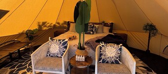 Glamping tent for 2 in nature
