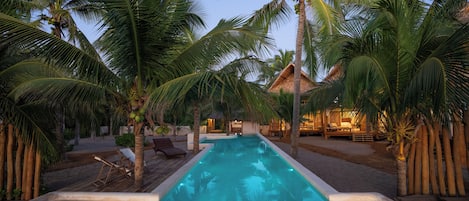 Family Bungalow, Balcony, Beach View | Exterior