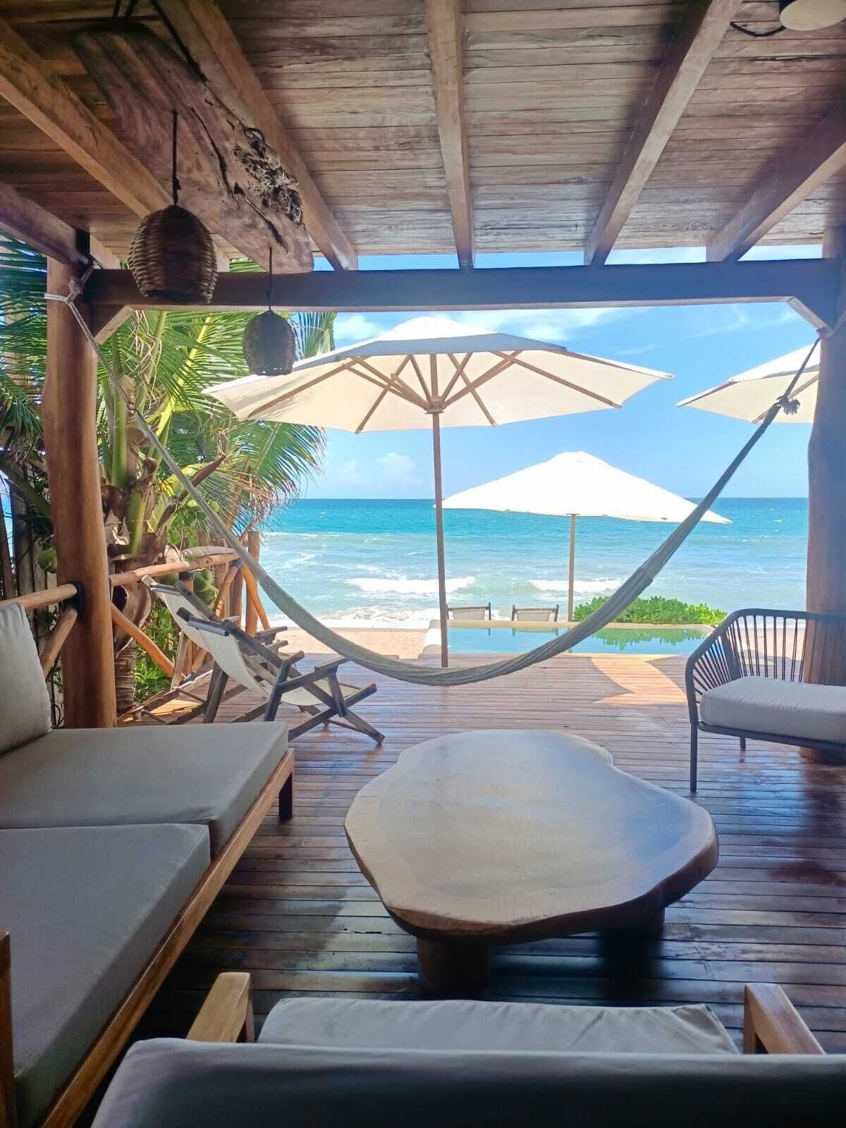 Family Bungalow, Balcony, Beach View | Terrace/patio